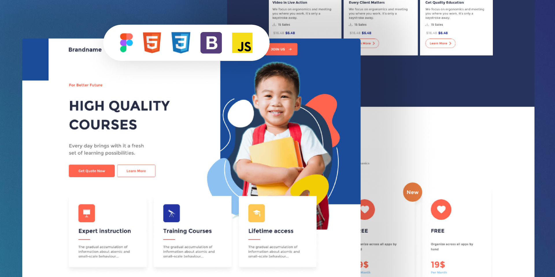 Custom web development for institutions